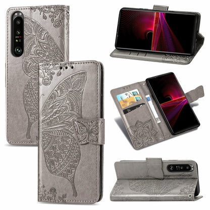 Butterfly Love Flower Embossed Horizontal Flip Leather Case with Bracket / Card Slot / Wallet / Lanyard, For Samsung Galaxy A82 5G, For Samsung Galaxy A32 4G, For Sony Xperia 1 III, For OPPO F19  4G/ A74 4G, For Nokia 6.3, For LG Stylo 7 4G