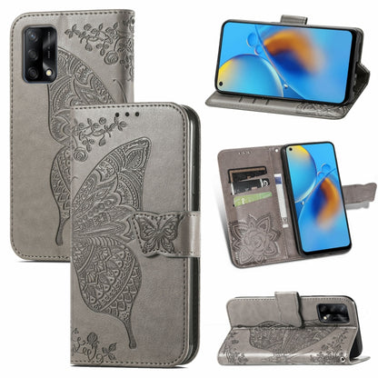 Butterfly Love Flower Embossed Horizontal Flip Leather Case with Bracket / Card Slot / Wallet / Lanyard, For Samsung Galaxy A82 5G, For Samsung Galaxy A32 4G, For Sony Xperia 1 III, For OPPO F19  4G/ A74 4G, For Nokia 6.3, For LG Stylo 7 4G