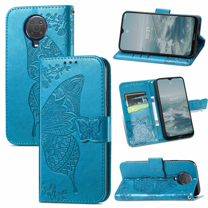 Butterfly Love Flower Embossed Horizontal Flip Leather Case with Bracket / Card Slot / Wallet / Lanyard, For Samsung Galaxy A82 5G, For Samsung Galaxy A32 4G, For Sony Xperia 1 III, For OPPO F19  4G/ A74 4G, For Nokia 6.3, For LG Stylo 7 4G