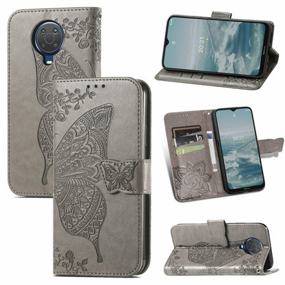 Butterfly Love Flower Embossed Horizontal Flip Leather Case with Bracket / Card Slot / Wallet / Lanyard, For Samsung Galaxy A82 5G, For Samsung Galaxy A32 4G, For Sony Xperia 1 III, For OPPO F19  4G/ A74 4G, For Nokia 6.3, For LG Stylo 7 4G
