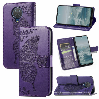 Butterfly Love Flower Embossed Horizontal Flip Leather Case with Bracket / Card Slot / Wallet / Lanyard, For Samsung Galaxy A82 5G, For Samsung Galaxy A32 4G, For Sony Xperia 1 III, For OPPO F19  4G/ A74 4G, For Nokia 6.3, For LG Stylo 7 4G