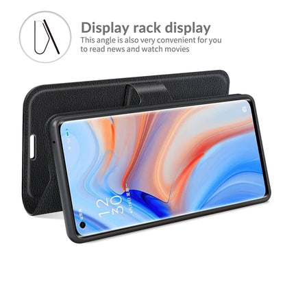 Black flip phone case with viewing stand angle and card/slot compartments