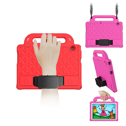 Diamond Series EVA Anti-Fall Shockproof Sleeve Protective Shell Case with Holder & Strap, For Huawei MediaPad T3 10 9.6 inch