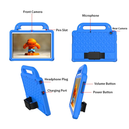 Diamond Series EVA Anti-Fall Shockproof Sleeve Protective Shell Case with Holder & Strap, For Huawei MediaPad T3 10 9.6 inch