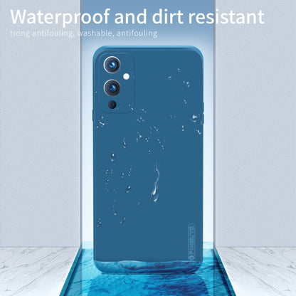 Blue silicone TPU phone case with water-drop resistance design
