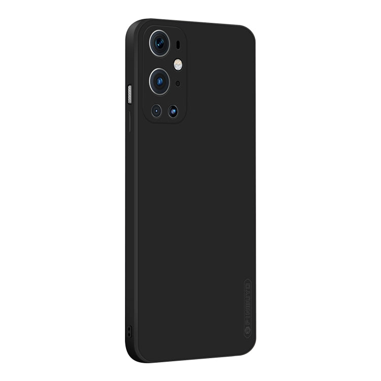 Black silicone TPU phone case with camera module cutouts