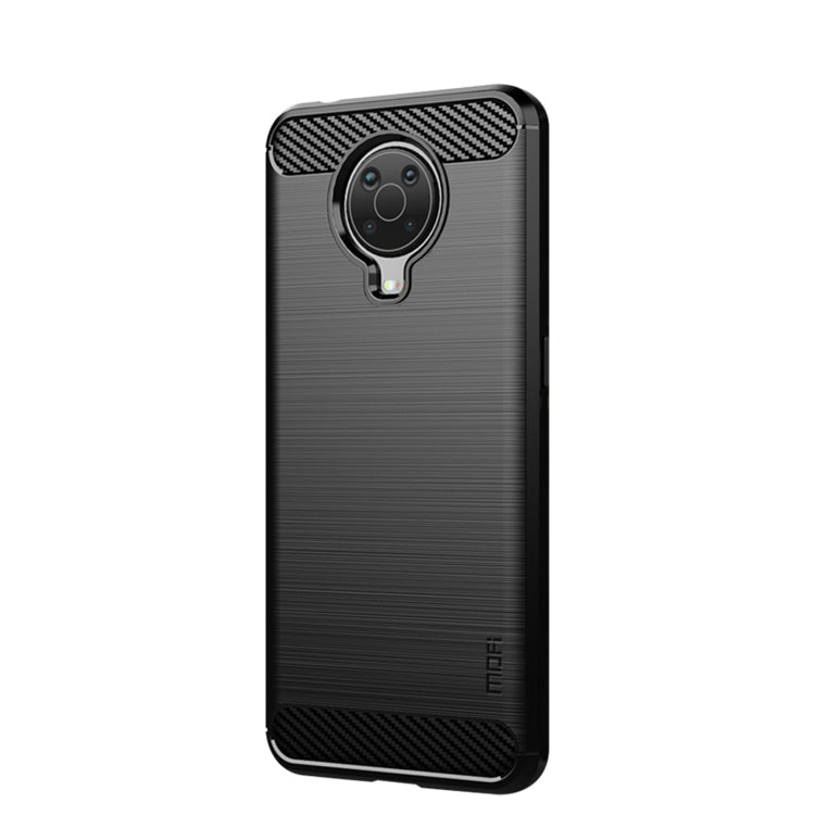 MOFI Gentleness Series Brushed Texture Carbon Fiber Soft TPU Case, For Samsung Galaxy A22 4G, For Nokia G10 / G20 / 6.3, For Google Pixel 6