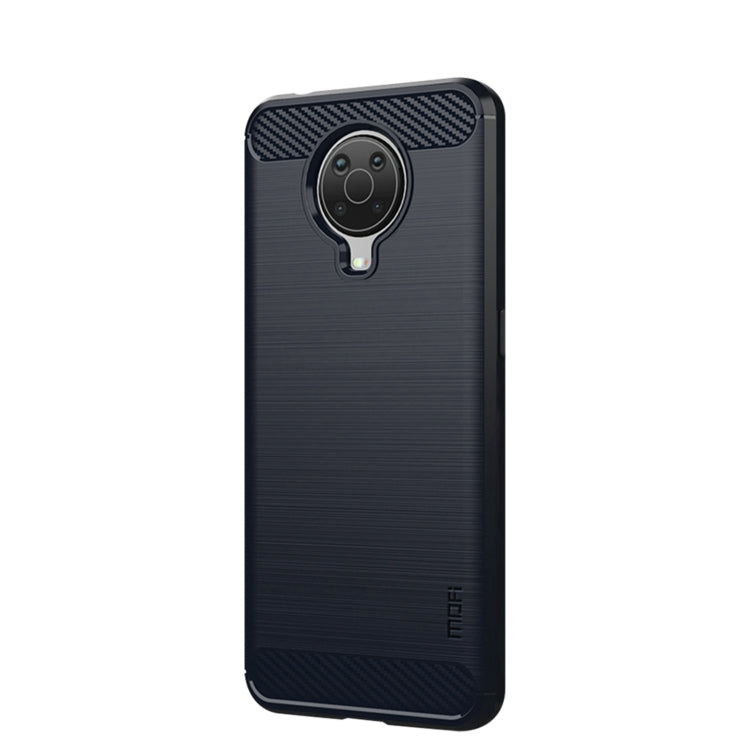 MOFI Gentleness Series Brushed Texture Carbon Fiber Soft TPU Case, For Samsung Galaxy A22 4G, For Nokia G10 / G20 / 6.3, For Google Pixel 6