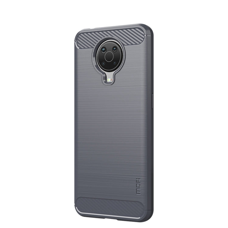 MOFI Gentleness Series Brushed Texture Carbon Fiber Soft TPU Case, For Samsung Galaxy A22 4G, For Nokia G10 / G20 / 6.3, For Google Pixel 6