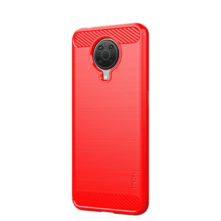 MOFI Gentleness Series Brushed Texture Carbon Fiber Soft TPU Case, For Samsung Galaxy A22 4G, For Nokia G10 / G20 / 6.3, For Google Pixel 6