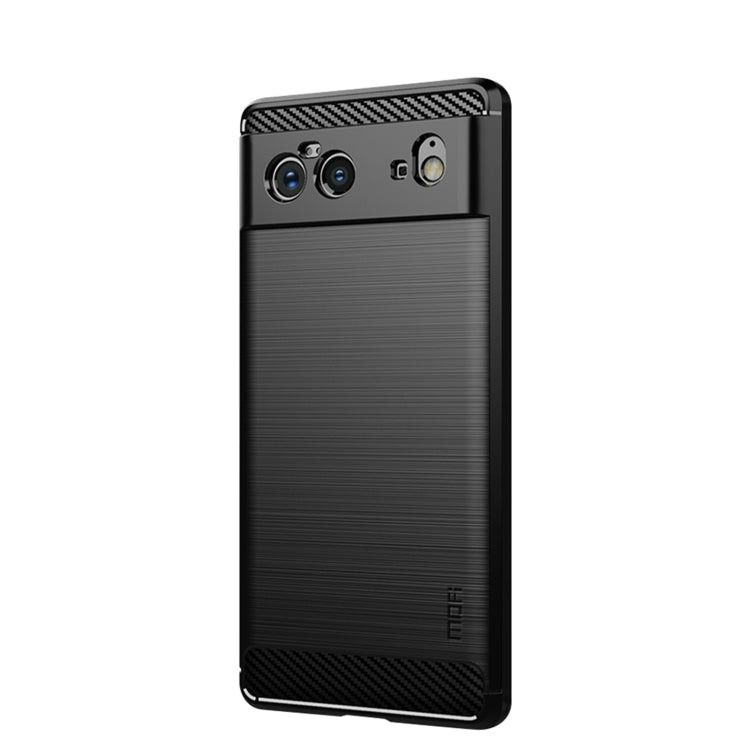 MOFI Gentleness Series Brushed Texture Carbon Fiber Soft TPU Case, For Samsung Galaxy A22 4G, For Nokia G10 / G20 / 6.3, For Google Pixel 6