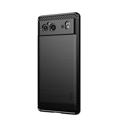 MOFI Gentleness Series Brushed Texture Carbon Fiber Soft TPU Case, For Samsung Galaxy A22 4G, For Nokia G10 / G20 / 6.3, For Google Pixel 6