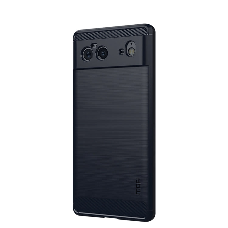 MOFI Gentleness Series Brushed Texture Carbon Fiber Soft TPU Case, For Samsung Galaxy A22 4G, For Nokia G10 / G20 / 6.3, For Google Pixel 6