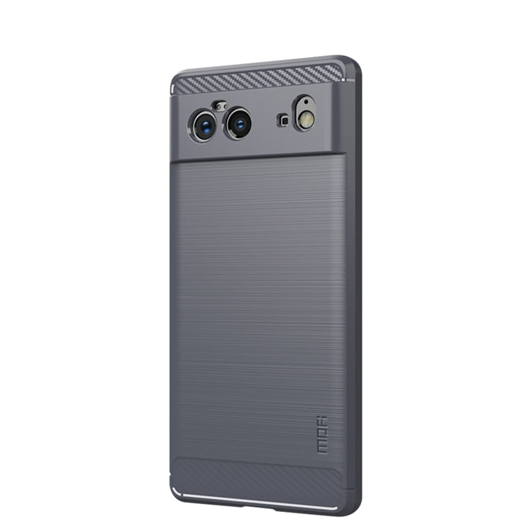 MOFI Gentleness Series Brushed Texture Carbon Fiber Soft TPU Case, For Samsung Galaxy A22 4G, For Nokia G10 / G20 / 6.3, For Google Pixel 6