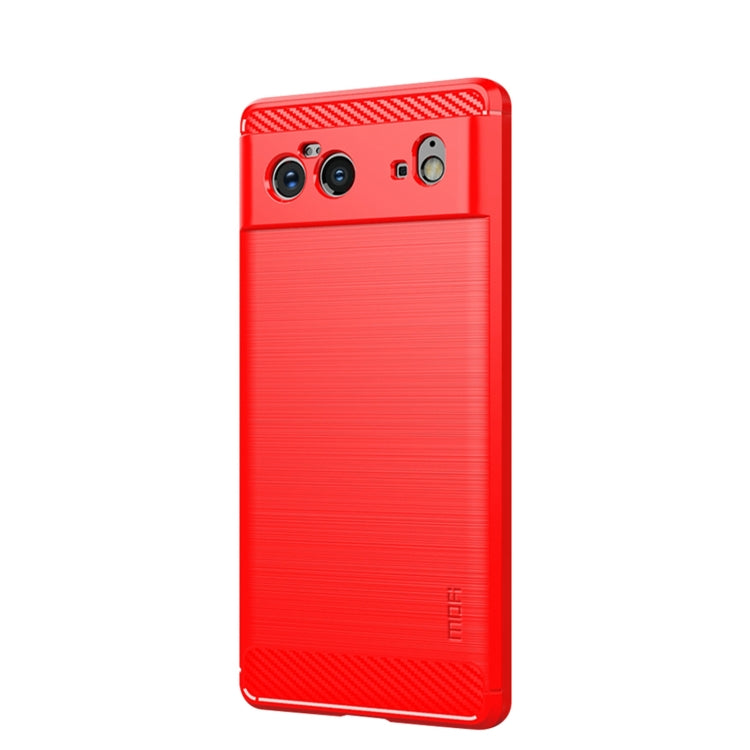 MOFI Gentleness Series Brushed Texture Carbon Fiber Soft TPU Case, For Samsung Galaxy A22 4G, For Nokia G10 / G20 / 6.3, For Google Pixel 6