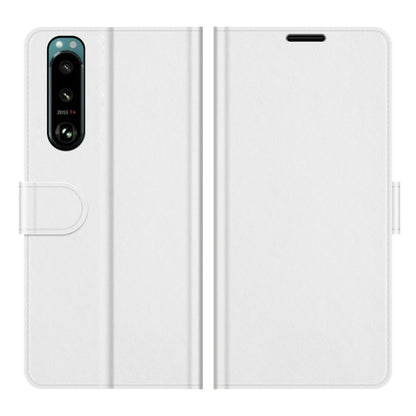 For Sony Xperia 5 III R64 Texture Single Horizontal Flip Protective Case with Holder & Card Slots & Wallet& Photo Frame, For Sony Xperia 5 III