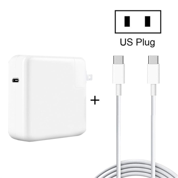 96W USB-C / Type-C Power Adapter Portable Charger with 1.8m USB-C / Type-C to USB-C / Type-C Charging Cable,, 96W UK Plug, 96W AU Plug, 96W US Plug, 96W EU Plug