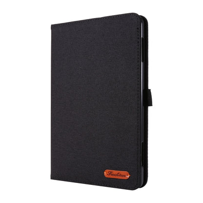 Horizontal Flip TPU + Fabric PU Leather Protective Case with Name Card Clip, For  Amazon Kindle Fire HD 10 2021