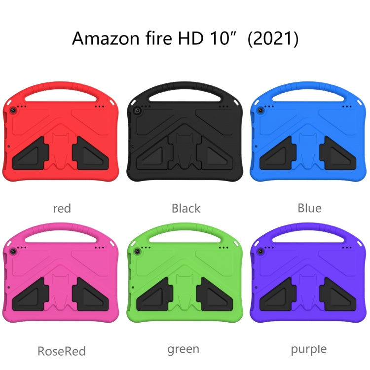 EVA Flat Anti Falling Protective Case Shell with Holder, For Amazon Kindle Fire HD 10 2021