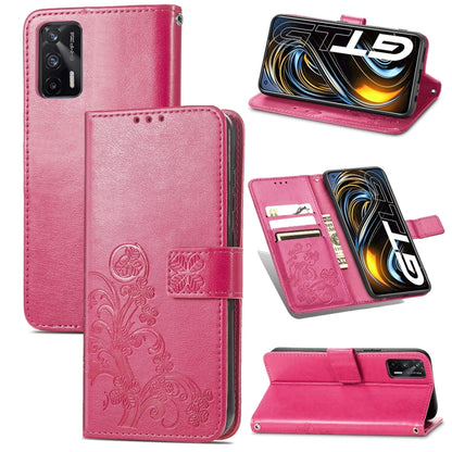 Four-leaf Clasp Embossed Buckle Mobile Phone Protection Leather Case with Lanyard & Card Slot & Wallet & Bracket Function, For OPPO A94 5G / F19 Pro+ 5G / Reno5 Z, For Motorola Moto G Power 2021, For OPPO A54 5G, For OPPO Realme C21                    ...