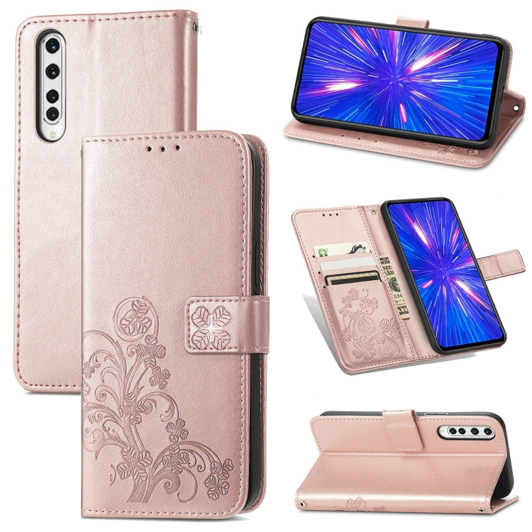 Four-leaf Clasp Embossed Buckle Mobile Phone Protection Leather Case with Lanyard & Card Slot & Wallet & Bracket Function, For OPPO A94 5G / F19 Pro+ 5G / Reno5 Z, For Motorola Moto G Power 2021, For OPPO A54 5G, For OPPO Realme C21                    ...