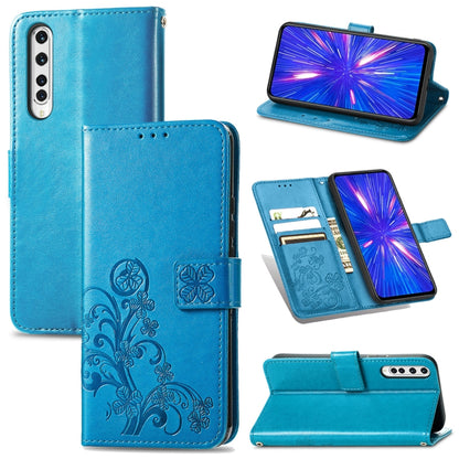 Four-leaf Clasp Embossed Buckle Mobile Phone Protection Leather Case with Lanyard & Card Slot & Wallet & Bracket Function, For OPPO A94 5G / F19 Pro+ 5G / Reno5 Z, For Motorola Moto G Power 2021, For OPPO A54 5G, For OPPO Realme C21                    ...