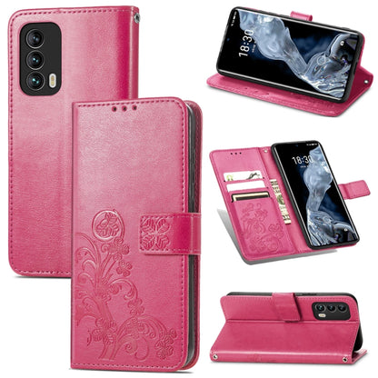 Four-leaf Clasp Embossed Buckle Mobile Phone Protection Leather Case with Lanyard & Card Slot & Wallet & Bracket Function, For OPPO A94 5G / F19 Pro+ 5G / Reno5 Z, For Motorola Moto G Power 2021, For OPPO A54 5G, For OPPO Realme C21                    ...