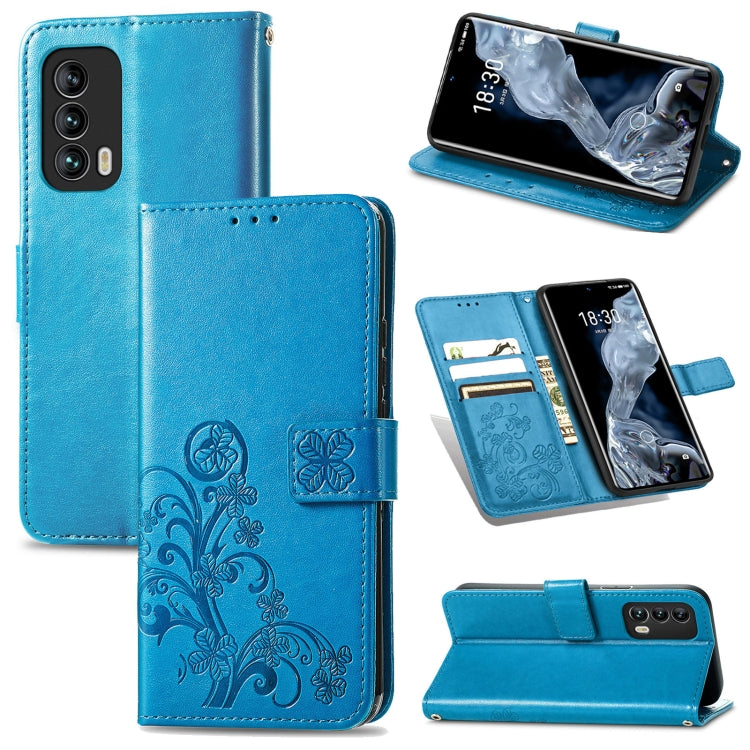 Four-leaf Clasp Embossed Buckle Mobile Phone Protection Leather Case with Lanyard & Card Slot & Wallet & Bracket Function, For OPPO A94 5G / F19 Pro+ 5G / Reno5 Z, For Motorola Moto G Power 2021, For OPPO A54 5G, For OPPO Realme C21                    ...