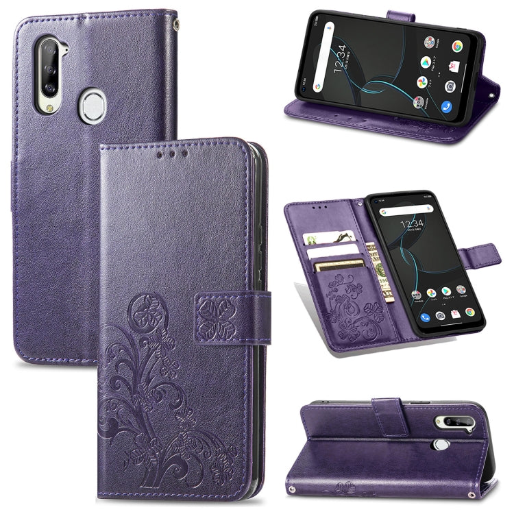 Four-leaf Clasp Embossed Buckle Mobile Phone Protection Leather Case with Lanyard & Card Slot & Wallet & Bracket Function, For OPPO A94 5G / F19 Pro+ 5G / Reno5 Z, For Motorola Moto G Power 2021, For OPPO A54 5G, For OPPO Realme C21                    ...
