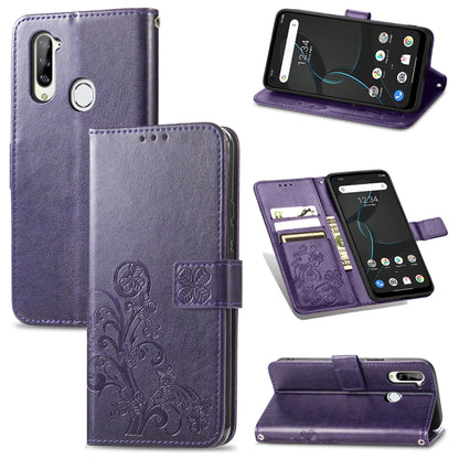 Four-leaf Clasp Embossed Buckle Mobile Phone Protection Leather Case with Lanyard & Card Slot & Wallet & Bracket Function, For OPPO A94 5G / F19 Pro+ 5G / Reno5 Z, For Motorola Moto G Power 2021, For OPPO A54 5G, For OPPO Realme C21                    ...