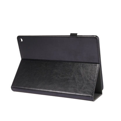 Business Horizontal Flip PU Leather Case with Two-Folding Holder & Card Slots & Pen Slot, For Amazon Kindle Fire HD 10 2021