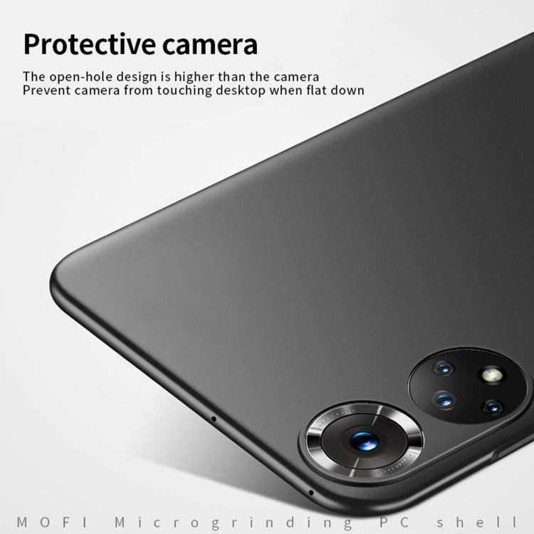 Black frosted hard case with camera opening on the back corner