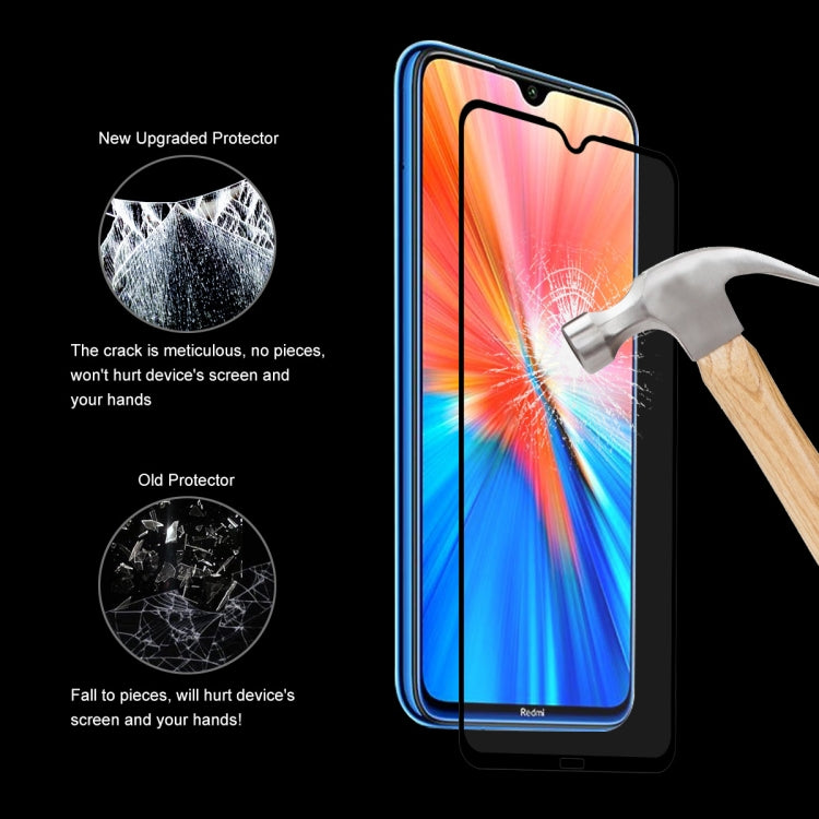 Tempered glass screen protector full coverage for smartphone, 2-pack with curved edges