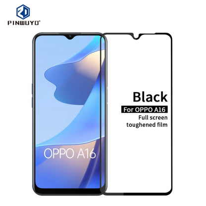PINWUYO 9H 2.5D Full Screen Tempered Glass Film, For OPPO A16, For OPPO Reno6 Z, For Samsung Galaxy M32, For Motorola MOTO One 5G Ace