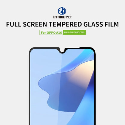 PINWUYO 9H 2.5D Full Screen Tempered Glass Film, For OPPO A16, For OPPO Reno6 Z, For Samsung Galaxy M32, For Motorola MOTO One 5G Ace