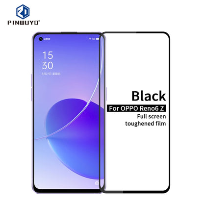PINWUYO 9H 2.5D Full Screen Tempered Glass Film, For OPPO A16, For OPPO Reno6 Z, For Samsung Galaxy M32, For Motorola MOTO One 5G Ace