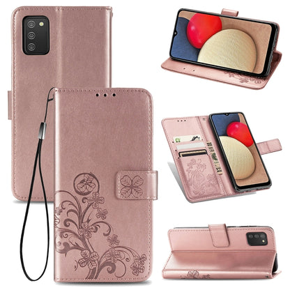 Rose gold embossed leather wallet phone case with lanyard, card slot, and stand