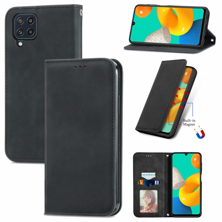 Retro Skin Feel Business Magnetic Horizontal Flip Leather Case with Holder & Card Slots & Wallet & Photo Frame, For Samsung Galaxy M32, For Samsung Galaxy A82 5G, For Samsung Galaxy A03s 164mm, For Sony Xperia 5 III