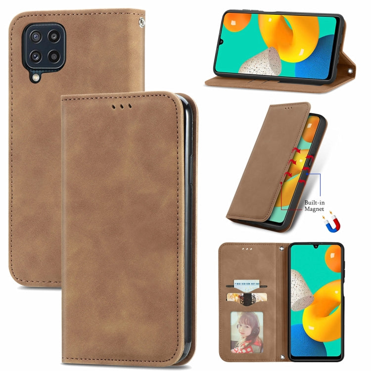 Retro Skin Feel Business Magnetic Horizontal Flip Leather Case with Holder & Card Slots & Wallet & Photo Frame, For Samsung Galaxy M32, For Samsung Galaxy A82 5G, For Samsung Galaxy A03s 164mm, For Sony Xperia 5 III