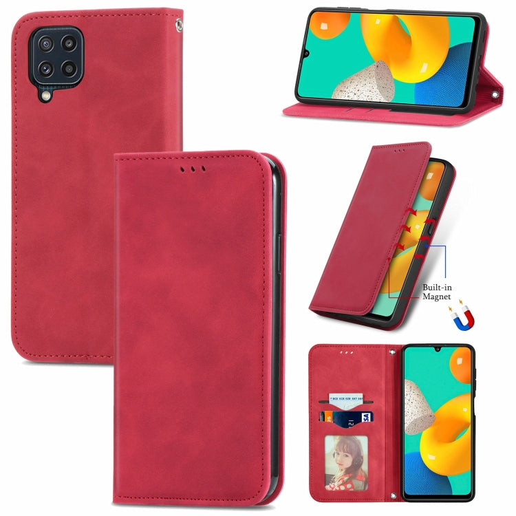Retro Skin Feel Business Magnetic Horizontal Flip Leather Case with Holder & Card Slots & Wallet & Photo Frame, For Samsung Galaxy M32, For Samsung Galaxy A82 5G, For Samsung Galaxy A03s 164mm, For Sony Xperia 5 III