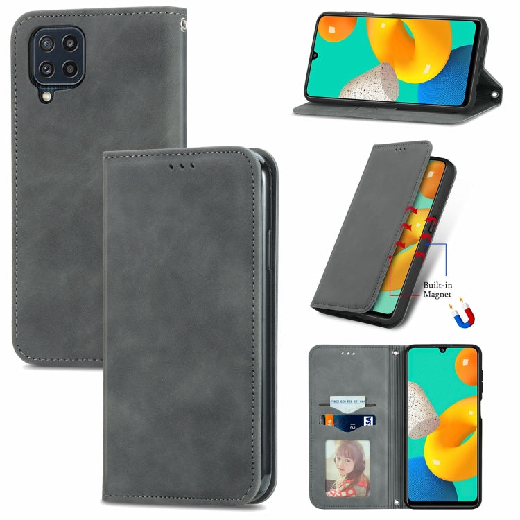 Retro Skin Feel Business Magnetic Horizontal Flip Leather Case with Holder & Card Slots & Wallet & Photo Frame, For Samsung Galaxy M32, For Samsung Galaxy A82 5G, For Samsung Galaxy A03s 164mm, For Sony Xperia 5 III