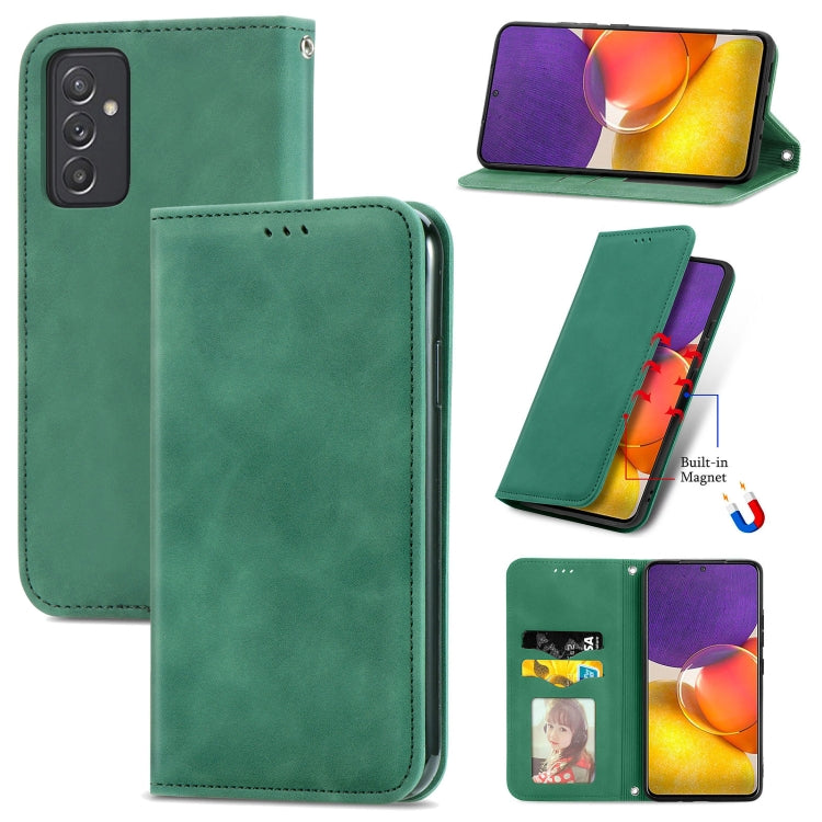 Retro Skin Feel Business Magnetic Horizontal Flip Leather Case with Holder & Card Slots & Wallet & Photo Frame, For Samsung Galaxy M32, For Samsung Galaxy A82 5G, For Samsung Galaxy A03s 164mm, For Sony Xperia 5 III