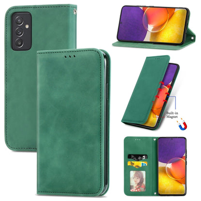 Retro Skin Feel Business Magnetic Horizontal Flip Leather Case with Holder & Card Slots & Wallet & Photo Frame, For Samsung Galaxy M32, For Samsung Galaxy A82 5G, For Samsung Galaxy A03s 164mm, For Sony Xperia 5 III