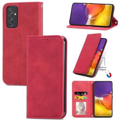 Retro Skin Feel Business Magnetic Horizontal Flip Leather Case with Holder & Card Slots & Wallet & Photo Frame, For Samsung Galaxy M32, For Samsung Galaxy A82 5G, For Samsung Galaxy A03s 164mm, For Sony Xperia 5 III