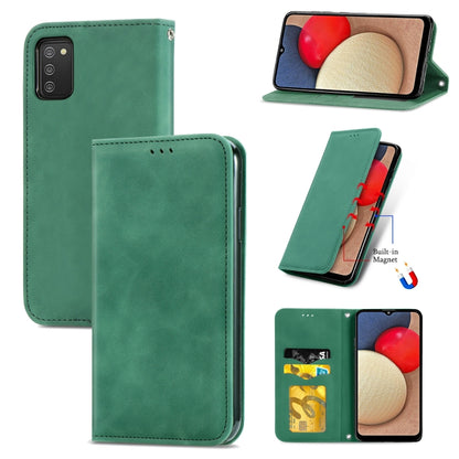 Retro Skin Feel Business Magnetic Horizontal Flip Leather Case with Holder & Card Slots & Wallet & Photo Frame, For Samsung Galaxy M32, For Samsung Galaxy A82 5G, For Samsung Galaxy A03s 164mm, For Sony Xperia 5 III