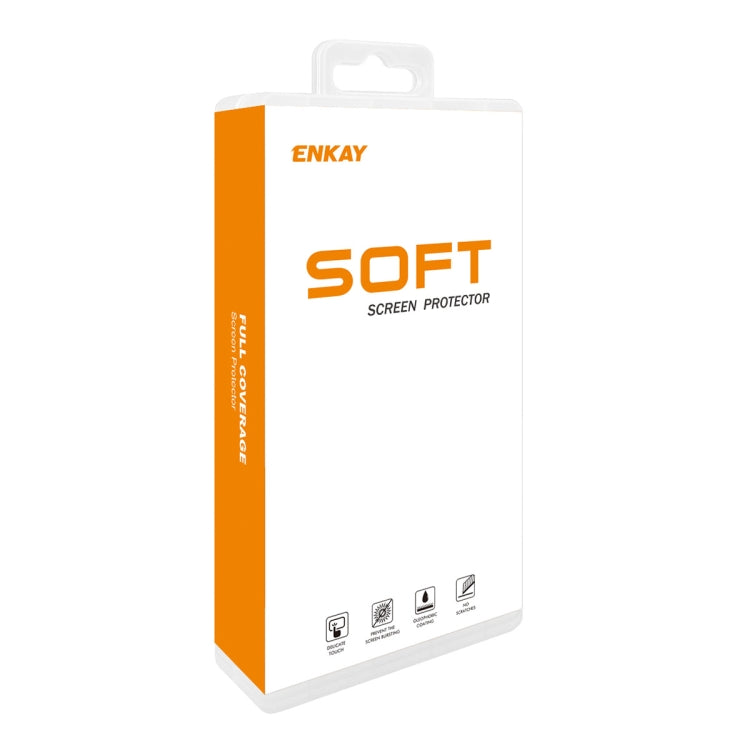 ENKAY SOFT screen protector retail box, packaged curved PET film set