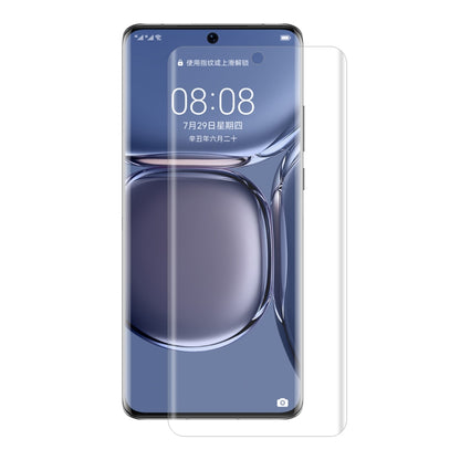 Full-coverage curved PET screen protector for smartphone, clear film over display