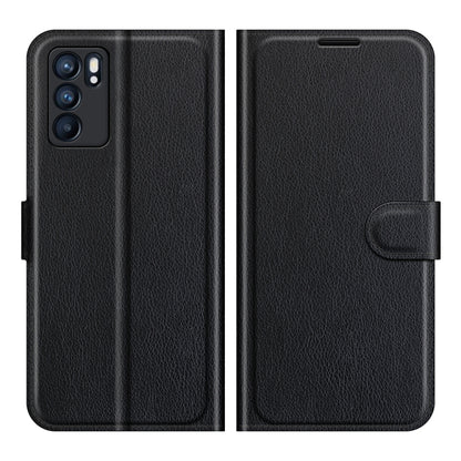 For OPPO Reno6 5G Litchi Texture Horizontal Flip Protective Case with Holder & Card Slots & Wallet, For OPPO Reno6 5G