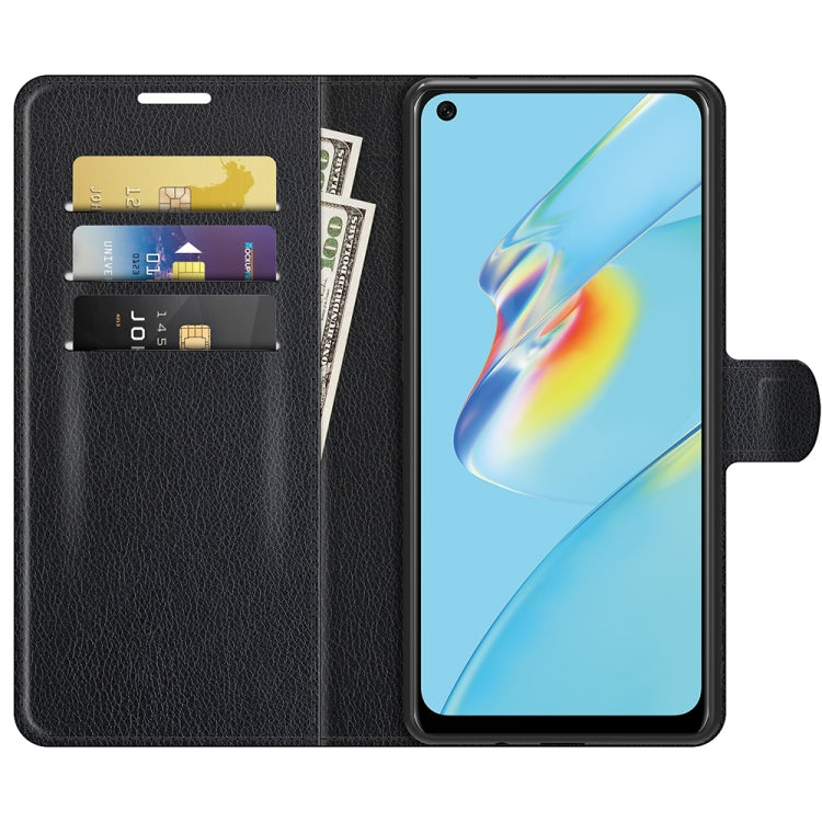 Black folio wallet protective case with horizontal card slots and phone holder