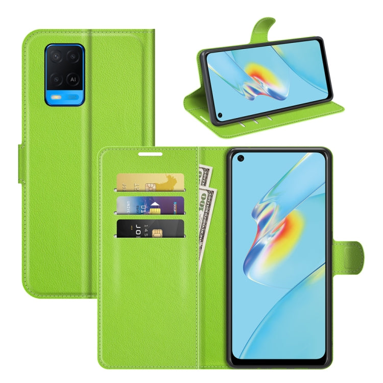 Lime green flip wallet phone case with card slots and stand holder